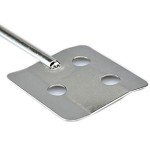 Stainless Steel Paddle Stirrer, 40 cm Shaft Length
