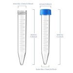 10ml Conical Centrifuge Tubes with Filters (100 PCS)