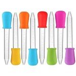 8-Pack 5ml Silicone and Plastic Liquid Droppers