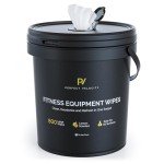 Fitness Equipment Wipes with Reusable Bucket Dispenser