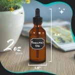 Amber Glass Dropper Bottles, 2 oz, 48-pack