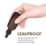 24 Pack Amber Glass Dropper Bottles, 2oz