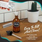 Amber Glass Dropper Bottles, 2 oz, 48-pack