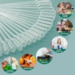 200 Pcs 1ML Disposable Dropper Pipettes