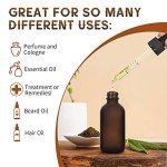 24 Pack Amber Glass Dropper Bottles, 2oz