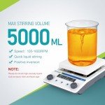 Magnetic Stir Plate with LED Display & Temp Probe