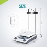 Magnetic Stir Plate with LED Display & Temp Probe