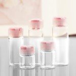 20ml Clear Glass Vials with Locking Cap - 10 Pack