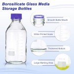 4 Pack 1000ml Borosilicate Glass Reagent Bottles