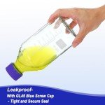 4 Pack 1000ml Borosilicate Glass Reagent Bottles