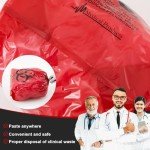 200 Pcs Biohazard Waste Bags for Medical Use
