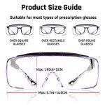 MORK&SUKY Anti-Fog Safety Glasses for Eyewear