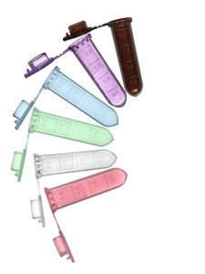500pcs 2ml Graduated Microcentrifuge Snap Cap Tubes