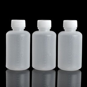 50 Pack of 60ml Graduated Lab Reagent Bottles