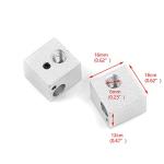 5 Pcs Aluminum Heater Block for 3D Printers