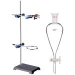 Separatory Funnel and Lab Stand Set - 500 ml
