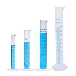 Plastic Graduated Measuring Cylinder Set with Spout