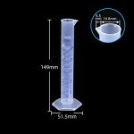 Plastic Graduated Measuring Cylinder Set with Spout