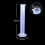 Plastic Graduated Measuring Cylinder Set with Spout