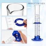 10PCS 25ML Thick Glass Graduated Measuring Cylinders