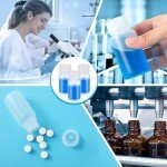 Tatuo 6 Pack 2 oz Wide Mouth Reagent Bottles