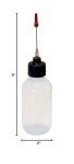 Plastic Squeeze Bottles with Stainless Applicators – 1oz to 10ML
