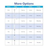 Estresen 10mL Graduated Centrifuge Tubes - 100 Pack