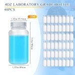 48-Pack 4 oz Wide Mouth Sample Bottles