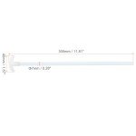 PTFE Electric Stirring Rod with Foldable Paddle