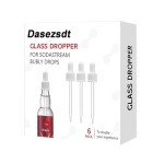 Glass Dropper Pipettes for SodaStream Bubly Drops (6 Pcs)
