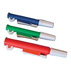 Globe Scientific 1652 Quick-Release Pipette Filler, Red