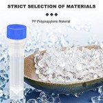 20-Pack 1.5ml Cryovial Test Tubes with Caps