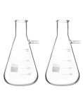 QWORK 1000ml Borosilicate Glass Filtering Flask Set