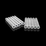 10-Pack 4-Inch Clear Borosilicate Glass Tubes