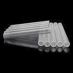 10-Pack 4-Inch Clear Borosilicate Glass Tubes