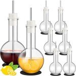 6 Pack Lab Flask Drinking Glasses Set