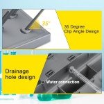 Double-Sided Drying Rack with 54 Pegs