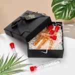 100 Pack Plastic Test Tubes with Rack