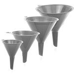Liqvee Gray Funnels - 4 Sizes for Easy Filling