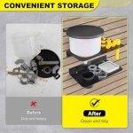 SKYJDM Coolant Funnel Kit with Drip Cups