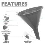 Liqvee Gray Funnels - 4 Sizes for Easy Filling