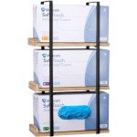 Wooden Wall-Mounted Glove Holder Dispenser Organizer