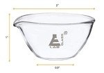 EISCO 15ml Flat Bottom Evaporating Basin with Spout
