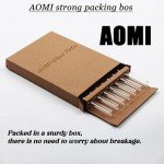 10-Pack Clear Borosilicate Glass Blowing Tubes