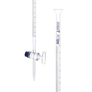 10ml Class A Borosilicate Glass Burette