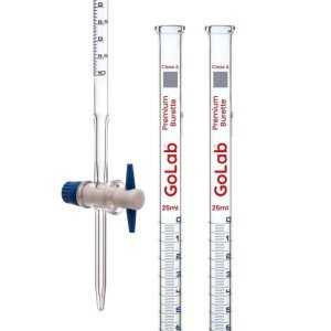 GoLab Class A Burette Set with Stopcock - 25ml