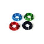 60PCS M3 Red Anodized Aluminum Counterbore Washers