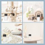 20pcs 3ml Clear Glass Bottles with Caps