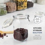 Bormioli Rocco Fido Glass Jar, 1.5 Liter