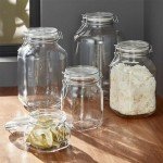 Bormioli Rocco Fido Glass Jar, 1.5 Liter